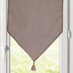 Vitrage, Monna chocolat l.60 x H.120 cm