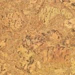 Lot de 5 dalles de liège murales, veine naturelle, l.60 x L.30 cm