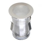 Spot à encastrer Extérieur diam. 5 cm Acier inoxydable
