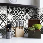 Lot de 6 crédences adhésives SMART TILES Vintage Bilbao, 22.86 x 22.86 cm