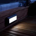 Applique extérieure LED intégrée 1000 Lm gris Bronson INSPIRE