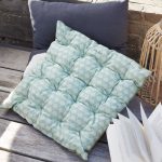 Assise futon de jardin Helsinki JARDIN PRIVE, vert l.46 cm