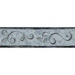 Galon adhésive Arabesque, l.3.5 cm x L.10 m, argent