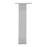 5 lamelles verticales orientables Juno, gris clair, l.40 x H.260 cm