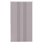 Panneau japonais Uni, gris, H.250 x l.50 cm