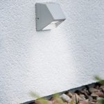 Spot extérieur LED intégrée 29 Lm gris Saillie ip44 mural PAULMANN