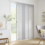 Panneau japonais Structuré, gris, H.250 x l.50 cm