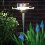 Borne extérieur Ufo ip44 LED intégrée 10 Lumen acier PAULMANN