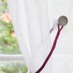 Cordon Viscose pour voilage dia. 6mm, beujolais