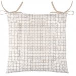 Galette de chaise Jaro, beige l.40 x H.7 cm