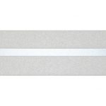 Galon, vinyle expansé adhésive Liseret argent, l.4 cm x L.10 m, blanc