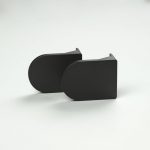 Lot de 2 supports régulier 2.0 noir pour store enrouleur