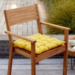 Assise futon de jardin Oslo JARDIN PRIVE, jaune/doré l.46 cm
