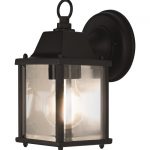 Applique extérieure Endura Classic Lanterne carrée alu noir
