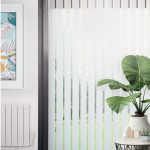 Kit complet rail et lamelles verticales orientables, blanc L.250 x H.260 cm