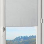 Vitrage tamisant, Lisa gris perle l.60 x H.120 cm