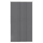 Panneau japonais Uni, gris, H.250 x l.50 cm