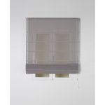 Store bateau Flamen polyester, gris H.250 x l.50 cm