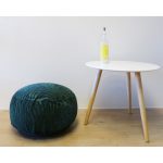 Pouf d'intérieur de sol vert foncé Balou, 20 x 50