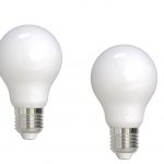 Ampoules filament LED opalines E27 8W = 806 Lm (équiv 60W) 4000K - Lot de 2
