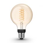 Ampoule connectée led à filament standard E27 550 Lm = 40 W blanc, PHILIPS HUE
