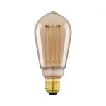 Ampoule décorative led à filament ambré poire E27 200 Lm = 40 W blanc chaud EGLO