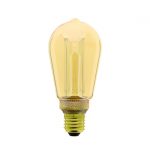 Ampoule décorative led Hologram Spirale E27 200 Lm = 4 W blanc chaud, XANLITE