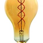 Ampoule décorative led ambré goutte E27 250 Lm = 25 W blanc chaud, XXCELL