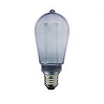 Ampoule décorative led ambré E27 200 Lm = 4 W blanc chaud, XANLITE