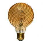Ampoule décorative led ambré Globe 125mm E27 720 Lm = 55 W blanc chaud, XXCELL