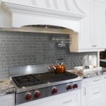 Crédence adhésive SMART TILES Metro Grigio, 29.36 x 21.29 cm