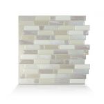 Crédence adhésive Crescendo ciotta, lot de 6, l.24.71 x L.23.77 cm, SMART TILES