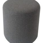 Pouf Simply, gris l.30 x H.32 cm