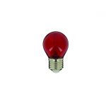 Ampoule décorative led à filament rouge sphérique E27 rouge, XANLITE