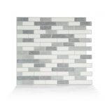 Crédence adhésive Muretto silia, lot de 6, l.25.91 x L.23.11 cm, SMART TILES