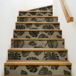Sticker Contremarche Monstera 100 cm x 19.5 cm