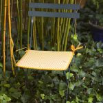 Assise de chaise d'assise de chaise ou de fauteuil Fjord JARDIN PRIVE, jaune / b