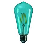 Ampoule décorative led à filament bleu edison E27 806Lm = 60W blanc chaud XXCELL
