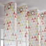 Voilage tamisant, Triangolo, multicolore, l.140 x H.260 cm INSPIRE