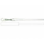 Lance rideaux en pvc blanc, L.100 cm