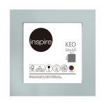 Cadre Keo, l.10 x H.10 cm, bleu clair