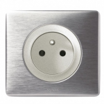 Legrand Céliane - 2P+T connexion à Vis - Ensemble Aluminium complet à Griffes