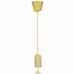 Suspension Luminaire V-TAC Pour Ampoule LED E27 Concrete Jaune VT-7668
