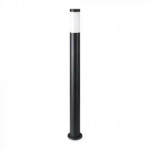 Borne Extérieure V-TAC 110cm IP44 Pour Ampoule LED E27 Noir VT-838