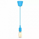 Suspension Luminaire V-TAC Pour Ampoule LED E27 Bleue VT-7228