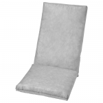 Coussin à recouvrir pour ass/dos, extérieur gris, 71x45/42x45 cm