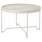 Table basse, extérieur, beige, 73 cm