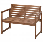 Banquette, extérieur, teinté brun clair