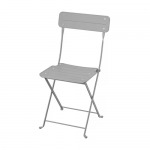 Chaise, extérieur, gris