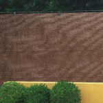 Brise vue synthétique marron 1x3m 200g/m²
